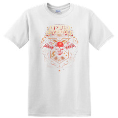 Skull Wings Retro Rock Heavy Metal Band Album Cover T Shirt w/ Tee