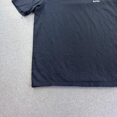 Hugo Boss Shirt Mens XL Blue Short Sleeve Crew Neck Logo Basic Tee Casual Adult