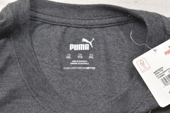 Puma Slope Tee Dark Gray Heather Graphic Logo T-Shirt Men’s Size XXL NEW