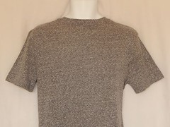 Deadpool T-Shirt Mens Size M L Gray NEW Blood Spatter Logo Emblem Short Sleeve