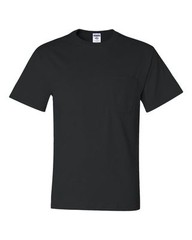 Jerzees Men’s S-XL 2X, 3XL, 4XL, 5XL, 50/50 Cotton Blend Pocket Tee T-Shirt 29MP