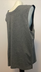 ATHLETIC WORKS DRIWORKS GRAY TRI BLEND MUSCLE Tank Sz M*