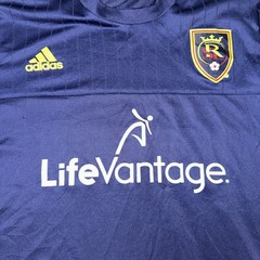 Adidas Climacool Men’s Real Salt Lake Pregame Short-Sleeve T-Shirt XL Blue