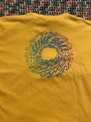 Vintage NHS Slime Ball Skateboards Yellow T Shirt Sz 2XL (25.5in W X 30in L) Y2K
