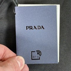 PRADA Men’s Black Cotton Jersey Crew Neck Logo T-Shirt Size Medium Regular