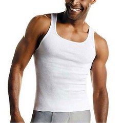 Hanes® Men’s Tagless ComfortSoft A-Shirt 6-Pack