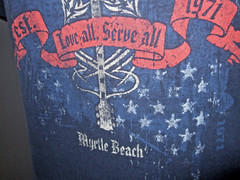 Vintage Hard Rock Cafe Myrtle Beach South Carolina Blue T-Shirt L love all 1971
