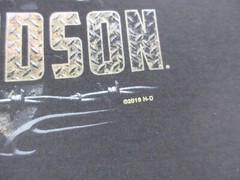 Harley Davidson Shirt Mens 2XL XXL Black Motorcycle Bike Biker Barbed Wire Logo
