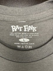Mens Ed Big Daddy Roth Rat Fink Pinstripe Hot Rod Gray Cotton T-Shirt M-3XL RFG2