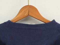 Vintage Pluma Long Sleeve Navy Blue Blank T Shirt Men’s Size XL Made in USA