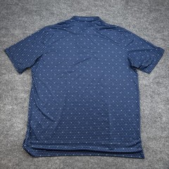 Peter Millar Summer Comfort Polo Shirt Men’s XL Navy Blue Skull Print Golf