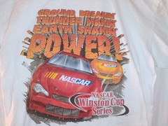 CHECKERED FLAG SPORTS MEN’S XL 2001 NASCAR WINSTON CUP SERIES VINTAGE T-SHIRT