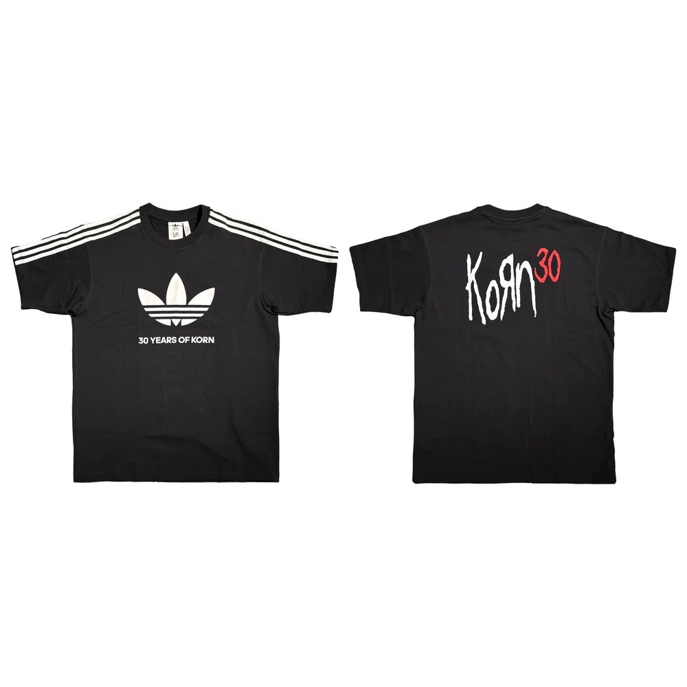 KORN 30th Anniversary Adidas Large T-Shirt Brand New in the Bag Limited Edition