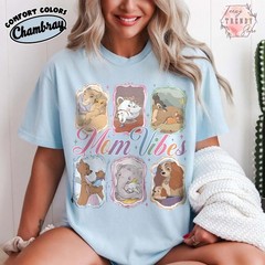 Retro Mom Vibes Shirt, Theme Park Family Trip Tee, Mothers Day Gift