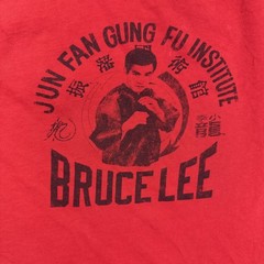 UNDER ARMOUR Bruce Lee Tank Top Womens XL Red Roots Of Fight Racerback Loose