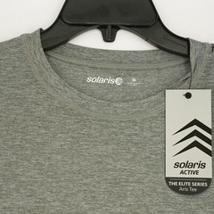 Solaris Active Men’s Short-Sleeve T-Shirt S Light Gray Heather Aris Tee NWT