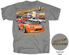 Joe Blow T’s Chevy Camaro 3rd Gen Service Mens T-Shirt Z28 IROC RS USA1 Pace Car