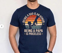 Papa Is Priceless Gildan Tee Dad Honor Grandfather Gift