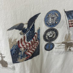 Vintage Patriotic T-Shirt XL Branches Of The Service USA