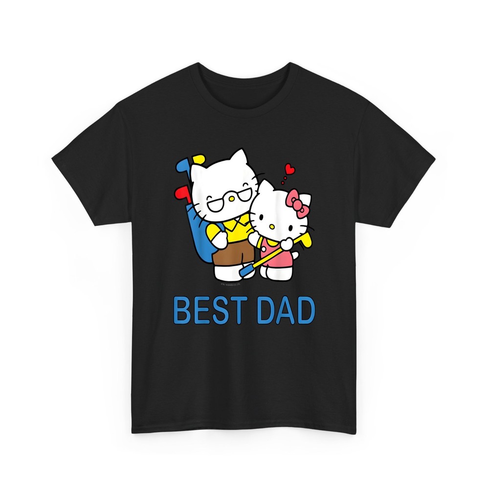 Best Dad Fathers Day Family Cat Lover Gift Women Men Tee