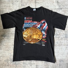 Vintage 1992 Barcelona Olympics USA Basketball Tshirt Single Stitch Size Large