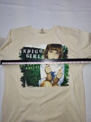 Indigo Girls Come On Now Social Tour T Shirt XL Vintage USA Made Organic Cotton