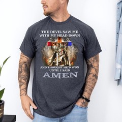 The Devil Saw Me With My Head Down Thought He Won Unisex T-Shirt