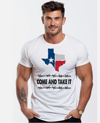 Texas Come And Take It T-shirt Border Security Patriotic USA Texas Map T-shirt