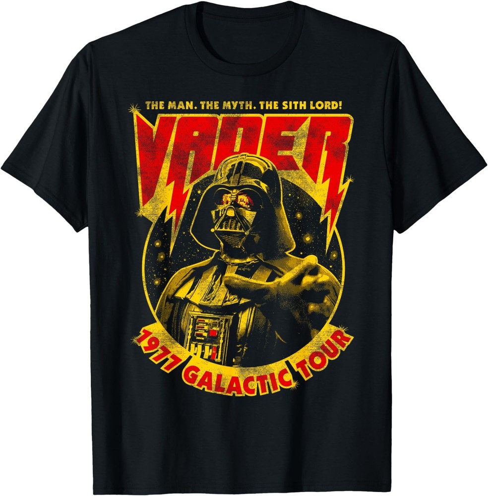 Darth Vader 1977 Galactic Tour Poster T-Shirt