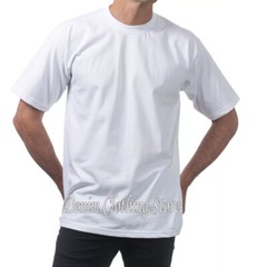 6 PACK PROCLUB PRO CLUB MENS HEAVYWEIGHT WHITE SHORT SLEEVE T SHIRTS COTTON TEE