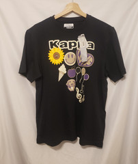 Rolling Loud x Kappa Logo Tutto T-Shirt Men Large Black Crewneck White Asparagus