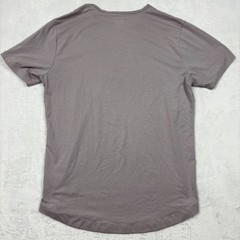 Cuts Curve Hem T Shirt Mens L Pink Mauve Pyca Pro Stretch Athletic Tee