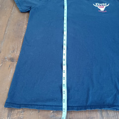 Coors Banquet Rodeo T Shirt Large Blue 100% Cotton Distressed Vintage Style
