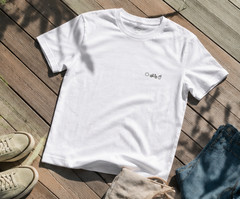 Sun Bicycle Soda Casual Man T-Shirt 100% Organic Cotton Minimal Style Summer