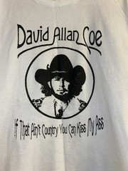 David Allan Coe You Can Kiss My A Shirt Classic White Unisex S-234XL BL2619