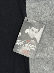 Roots Of Fight Bruce Lee Black T-Shirt Jeet Kune Do Martial Arts Men Size XL NEW