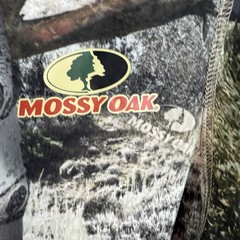 Mossy Oak Birch Camo Scent Control Poly Soft Shirt Mens Size L Mens Long Sleeve
