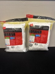 2X Hanes 2135 Crewneck Tagless Men’s T-shirt Medium 3+1 Pack – White