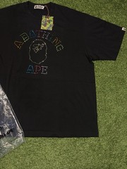 A Bathing Ape Rhinestone Collage Relaxed Fit Tee 3xl