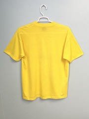 Vintage 90s Rodeo T-Shirt Yellow XL Fruit of the Loom Best USA Made Bull