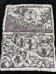 Flaming lips comic coachella 2004 flashback bubble performance shirt small