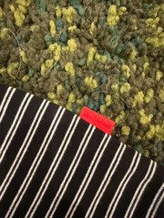 NWT 100% cotton single stitch healthknit summer striped shirt Sz Large