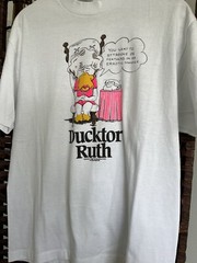 Vintage 1986 Ducktor Ruth Doctor You Vant To Tee Jays Graphic T Shirt Large 80’s