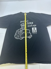 Vintage Aids Action Safe Sex Shirt XL Anvil Protect Your Package Staff Event