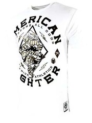 American Fighter Men’s T-Shirt Densmore Premium Athletic White xS-4XL