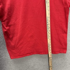 Carbon Shirt Adult Large Red Crewneck Affliction Style Skater Grunge Faded Y2K