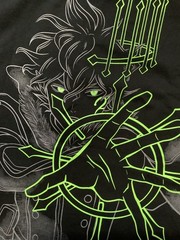 Dingras Brand BlackClover Anime Manga Big Graphic Heavyweight Black T-Shirt Sz.M