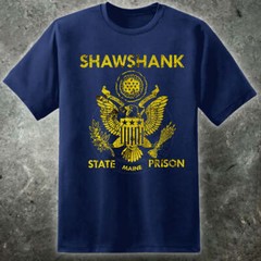 Shawshank State Prison Inmate T Shirt Movie 90s Mens Cult Classic Andy Dufresne