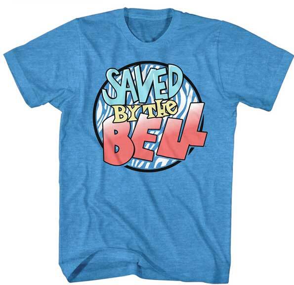 Saved By The Bell TV Show Color Logo Men’s T Shirt