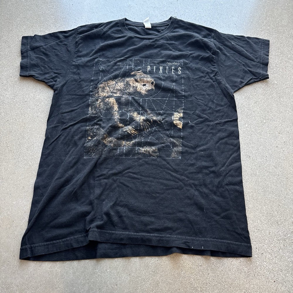 Pixies Band Shirt Mens L Black Doolittle Album Tour 2023 Tultex Indie Rock Tee
